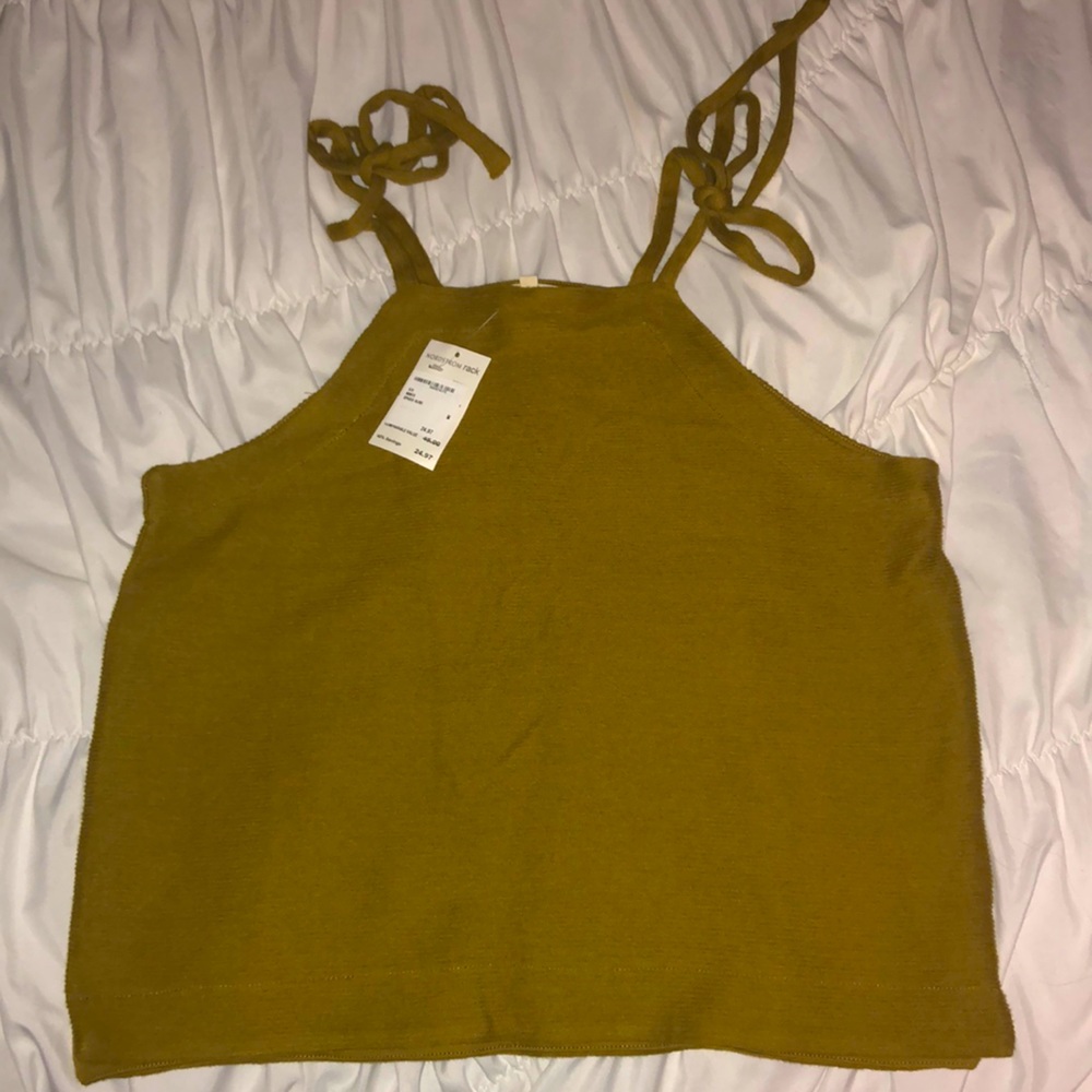 Madewell High-Neck tie tank